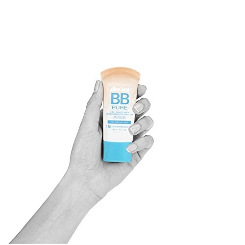 Maybelline Dream Pure Skin Clearing BB Cream, 8-in-1 Skin Perfecting Beauty Balm With 2% Salicylic Acid, Sheer Tint Coverage, Oil-Free, Medium, 1 Count - Image 4