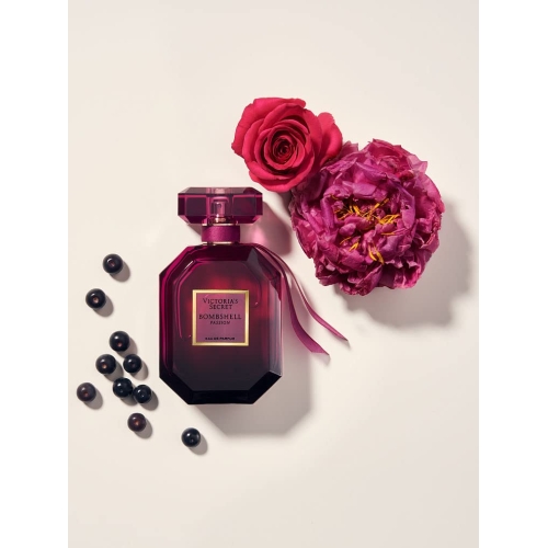 Victoria's Secret Bombshell Passion Eau de Parfum, Notes of Sparkling Cassis, Queen Peony & Fuchsia Rose, Perfumes for Women (3.4 oz) - Image 4