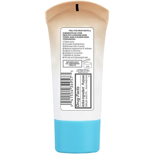 Maybelline Dream Pure Skin Clearing BB Cream, 8-in-1 Skin Perfecting Beauty Balm With 2% Salicylic Acid, Sheer Tint Coverage, Oil-Free, Medium, 1 Count - Image 10