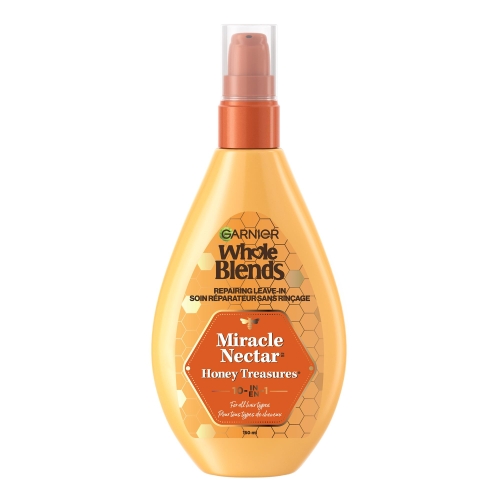 Garnier Whole Blends Honey Treasures Miracle Nectar for Damaged Hair, With Royal Jelly, Honey & Propolis extracts, Paraben-Free, 150ml