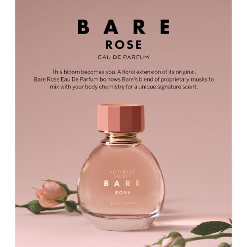 Victoria's Secret Bare Rose Eau de Parfum, Notes of Pear Skin, Rosa Centifolia & Sheer Woods, Perfumes for Women (1.7 oz) - Image 4