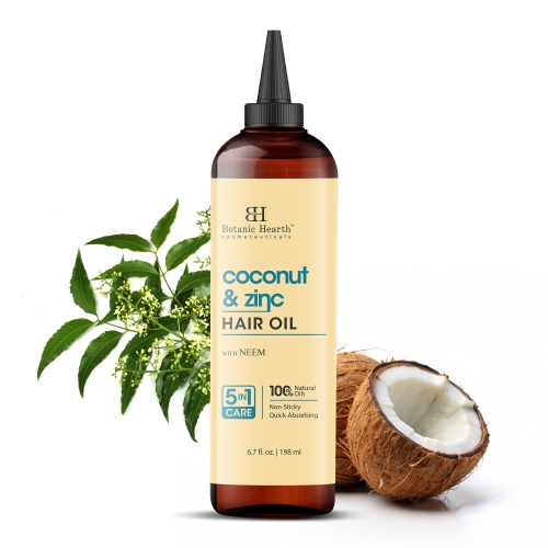 Botanic Hearth Coconut & Zinc Pyrithione Hair Oil - 6.7 fl oz
