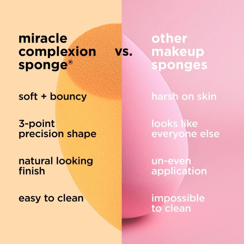 Real Techniques Miracle Complexion Sponge, Makeup Blender for Liquid and Cream Foundation, Full Coverage, Streak-Free Professional Makeup Tool, Cruelty Free, Vegan, Latex Free, 4 Count - Image 13