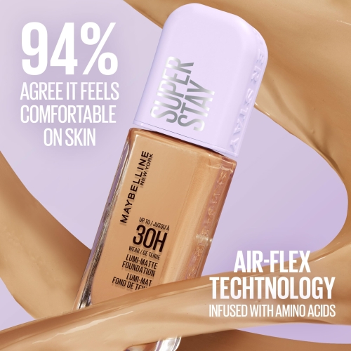 Maybelline Super Stay Lumi-Matte Foundation, Lightweight and Buildable Full Coverage Foundation Makeup For Up To 30HR Wear, 355, 1 Count - Image 4