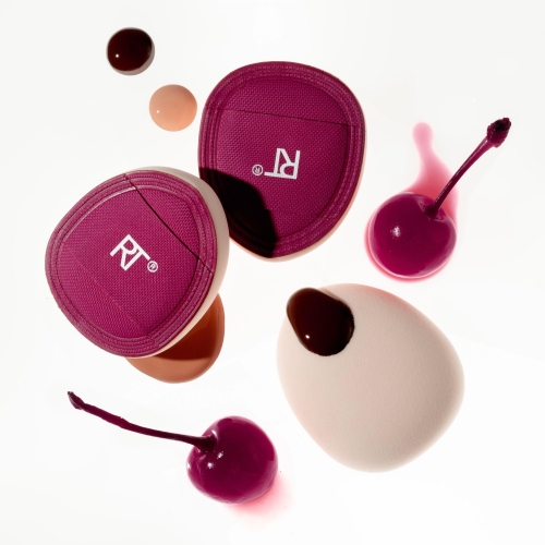 Real Techniques Cherry On Top Mini Marshmallow Puff Trio, Mini Makeup Puffs For Concealer & Foundation, Spot Correcting & Blending, Dry Use Beauty Sponge, Travel Size, Vegan & Cruelty-Free, 3 Count - Image 5