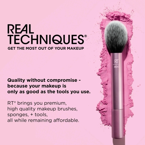 Real Techniques Miracle Blend + Cleanse 3 Piece Set, Makeup Sponge For Blending Foundation & Solid Soap For Deep Cleaning Sponges, Includes Travel Storage Tote, Cruelty-Free, & Latex-Free - Image 3