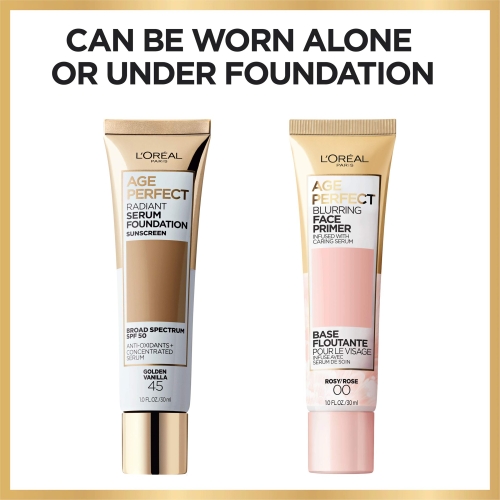 L'Oreal Paris Age Perfect Face Blurring Primer Infused with Caring Serum Smoothes Liners and Pores - Image 4