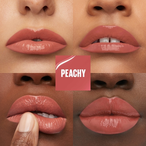 Maybelline Super Stay Vinyl Ink Longwear No-Budge Liquid Lipcolor Makeup, Highly Pigmented Color and Instant Shine, Peachy, Peachy Nude Lipstick, 0.14 fl oz, 1 Count - Image 5