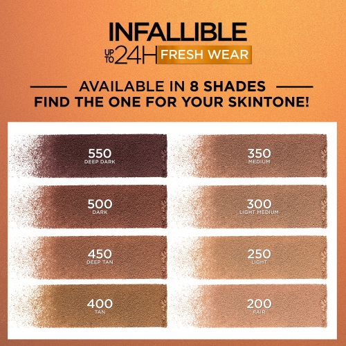 L'Oreal Paris Infallible Up to 24H Fresh Wear Soft Matte Longwear Bronzer. Waterproof, heatproof, Transfer, humidity and sweatproof, Dark, 0.31 oz - Image 3
